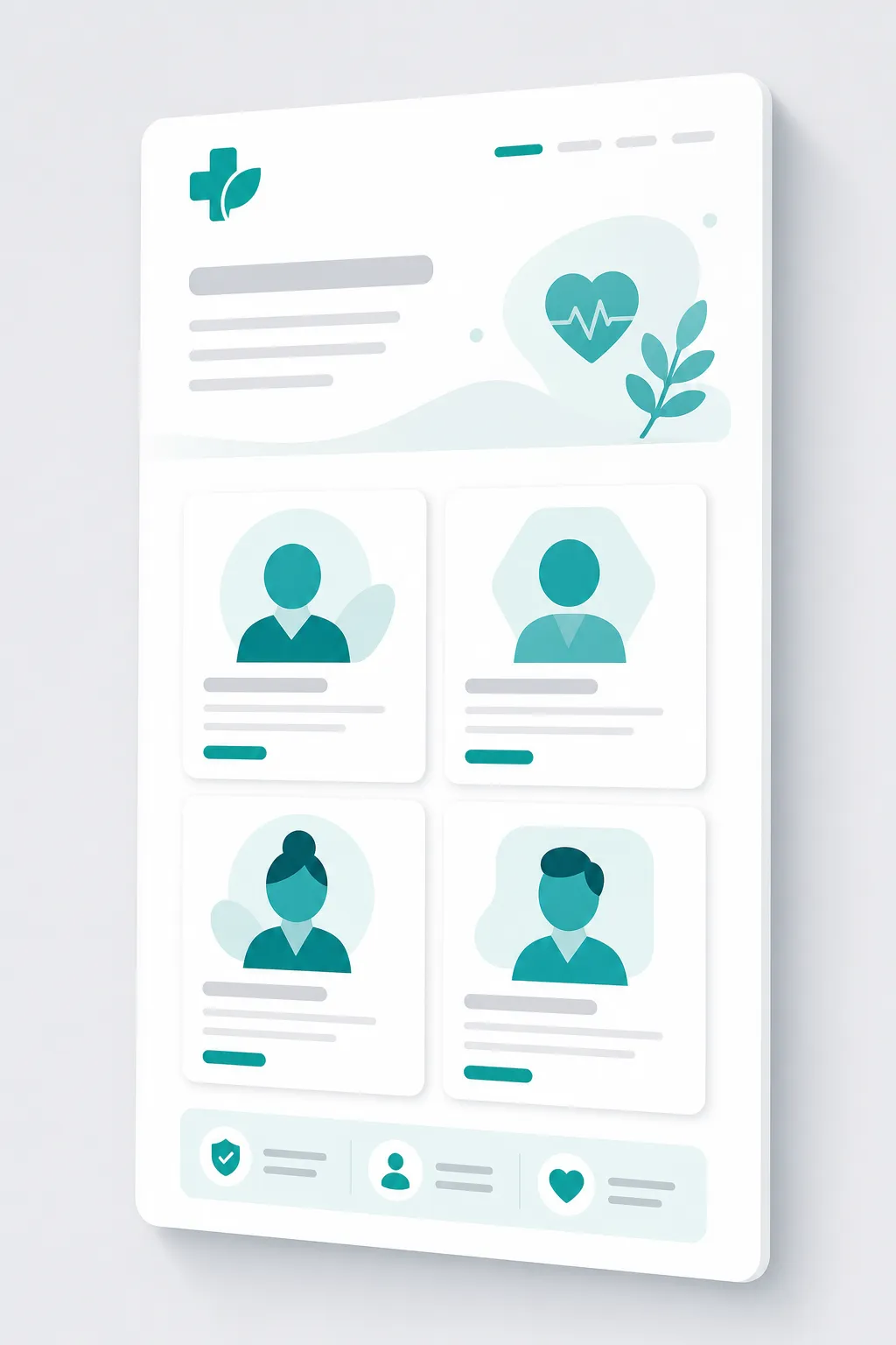 A clinic's public page with its team of practitioners